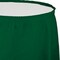 Party Central Pack of 6 Hunter Green Pleated Disposable Picnic Party Table Skirts 14&#x27;